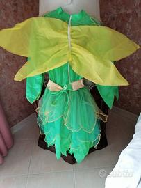 Costume Campanellino età 8 - 10 anni,altezza 124 c