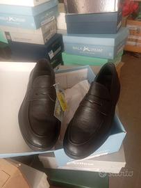 Scarpe mocassini classici neri uomo, Walk Dream