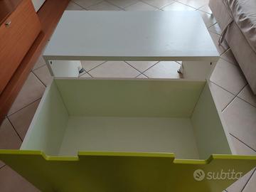 libreria  e panca  bambino