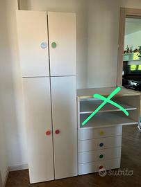 Armadio + cassettiera ikea cameretta