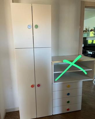 Armadio + cassettiera ikea cameretta