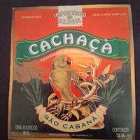 Etichetta Bottiglia di Cachaça Sao Cabana Brasile