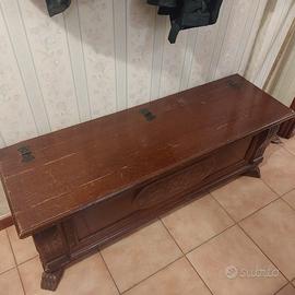 Cassapanca in Legno Massello