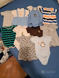 grande lotto abbigliamento neonato nato ad agosto 