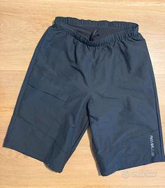 Pantaloncino mountain bike 2 in 1 con fondello