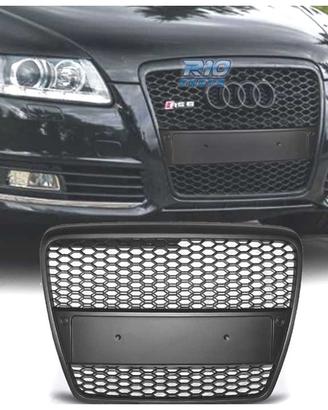 GRIGLIA AUDI A6 4F 04-08 LOOK RS6 NERA