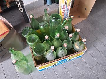 bottiglie vuote per imbottigliamento vino