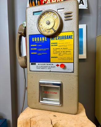 Telefono a Gettoni U+I & Smaltata ‘70.