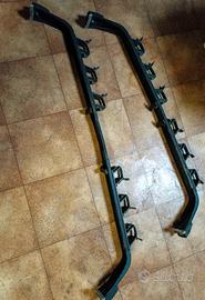 Porta sci per auto con grondina