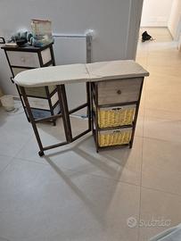 Mobiletto = Cassettiera + Asse da stiro