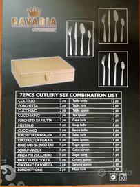 Set posate 72 pezzi Bavaria Ottingher nuovo