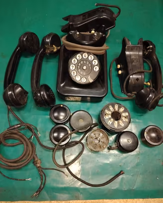 telefono Perego Milano d'epoca a manovella