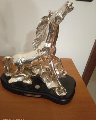 scultura cavallo firmato Ottaviani Hermes