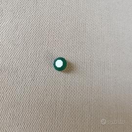 Pietra giada verde scuro 7mm da incastonare