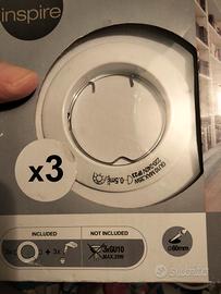 faretti incasso + lampadine gu10