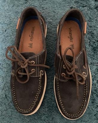 Mocassini da barca blu Wrangler