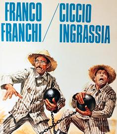 Franco e Ciccio 1974 Locandina originale FARFALLON