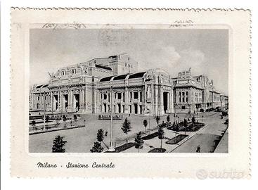 ? Cartolina Milano Stazione Centrale Anni 50