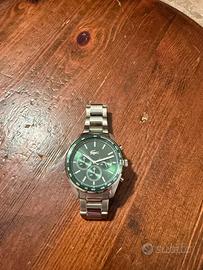 Orologio lacososte uomo acciaio