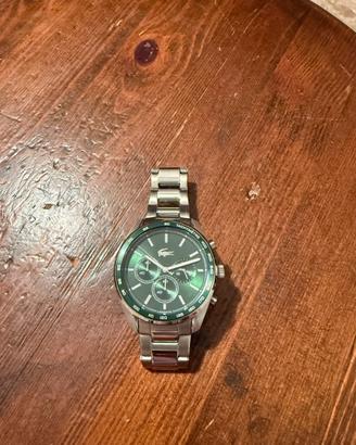 Orologio lacososte uomo acciaio