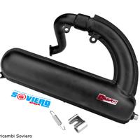 Marmitta Faco RACING Siluro Nera Vespa 50 90 125 