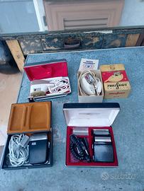 lotto rasoi elettrici vintage Philips Braun