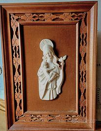 quadro vintage Madonna  con bambino 