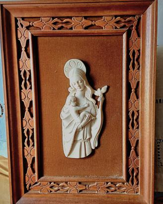 quadro vintage Madonna  con bambino 