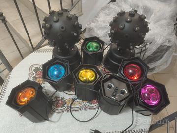 Luci discoteca DJ complete con effetti a ritmo di 