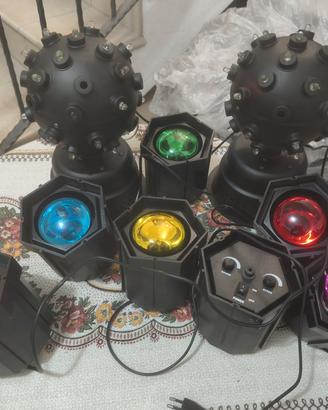 Luci discoteca DJ complete con effetti a ritmo di 