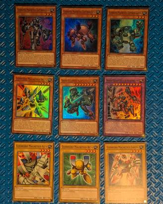 lotto carte guerriero magnetico - yugioh