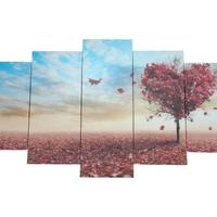 Quadro 5 Pezzi "Albero del Cuore" ARTTOR - 150x100