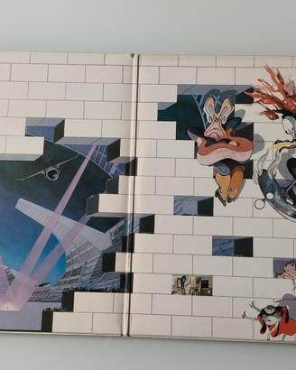 3 dischi vinili dei Pink Floyd  ummagumma,the Wall