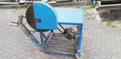 banco sega tronchi elettrico