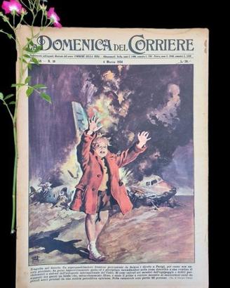 La domenica del corriere 4 marzo 1956 originale