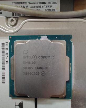 Processore I3  8100