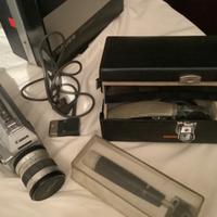 Proiettore vintage con attrezzatura