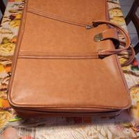 valigia vintage in pelle 