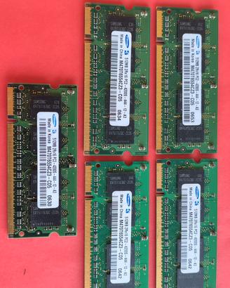 RAM Sodimm  DDR2 4200S Samsung 512MB 