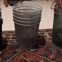 Cestini carta  in metallo