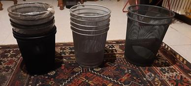 Cestini carta  in metallo