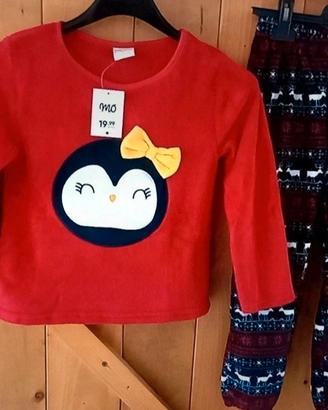 Set Pigiama invernale  bambina  tg 6/7 anni