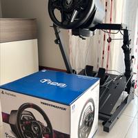 Volante PS5 PS4 Thrustmaster T128 con supporto