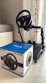 Volante PS5 PS4 Thrustmaster T128 con supporto