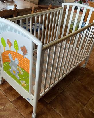 Lettino e fasciatoio pali