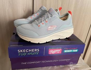 Scarpe Skechers D’Lux Walker Azzurre Donna