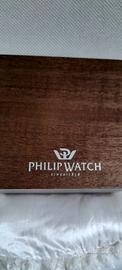 Philip Watch Since 1858 Scatola di legno Vintage 