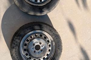 2 cerchi in ferro Fiat Panda R13