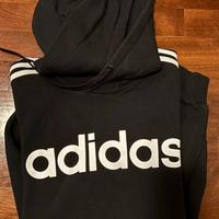 Felpa nera Adidas