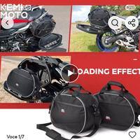 Borse laterali  da moto adatte per Yamaha